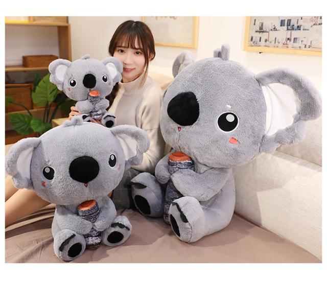 コアラぬいぐるみ抱き枕クッション 添い寝枕 抱きまくら 癒し